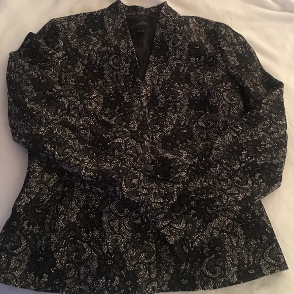 Banana Republic Black Lace Overlay Blazer (NWOT) - Picture 1 of 4